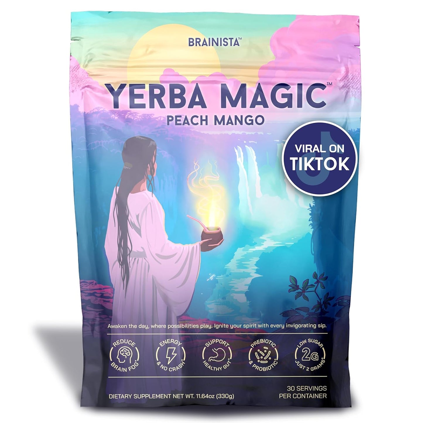 Yerba Magic Peach Mango Instant Tea