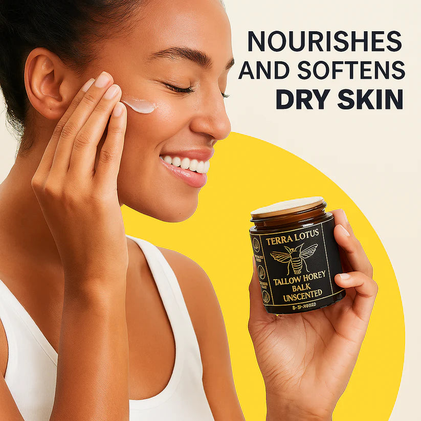 Beef Tallow Balm Butter Honey Moisturizing Cream