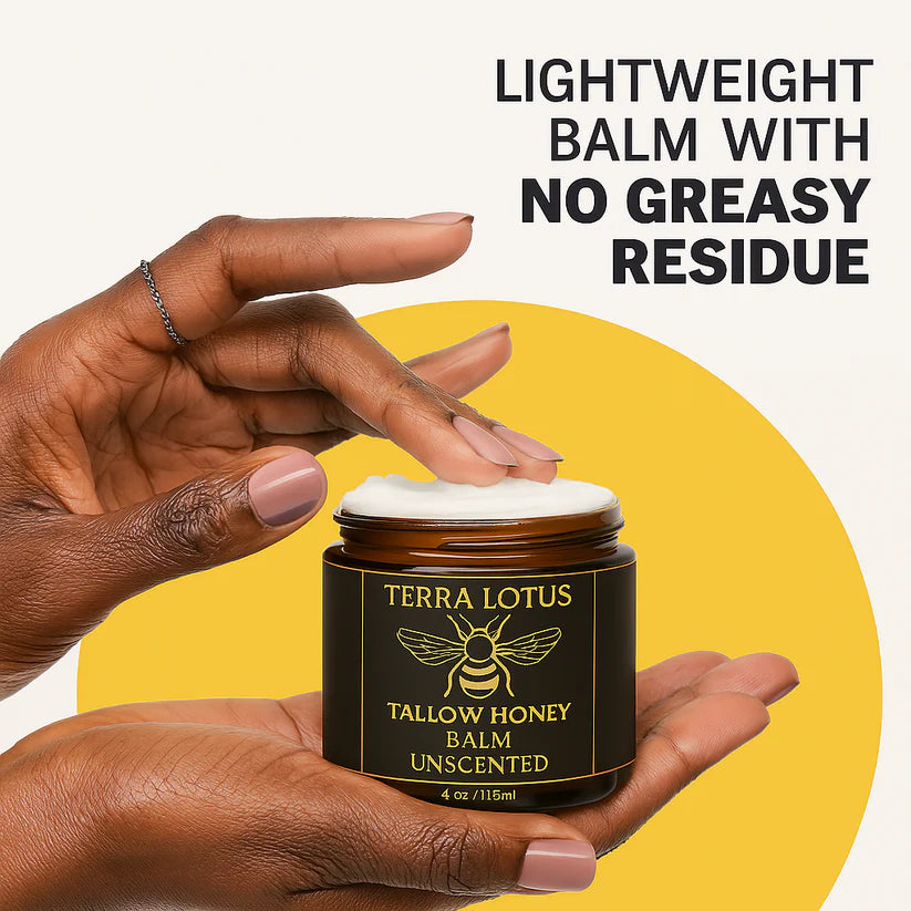 Beef Tallow Balm Butter Honey Moisturizing Cream