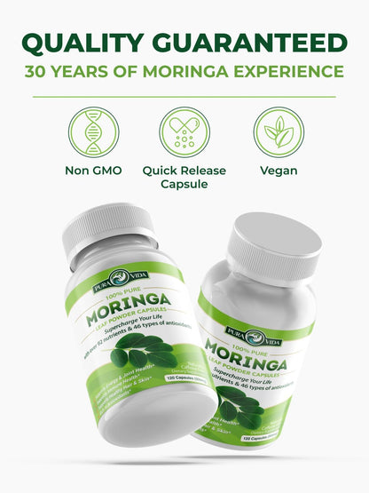 Moringa Leaf Powder Capsules